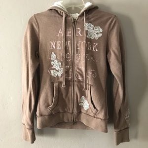 Aeropostale fur hoodie